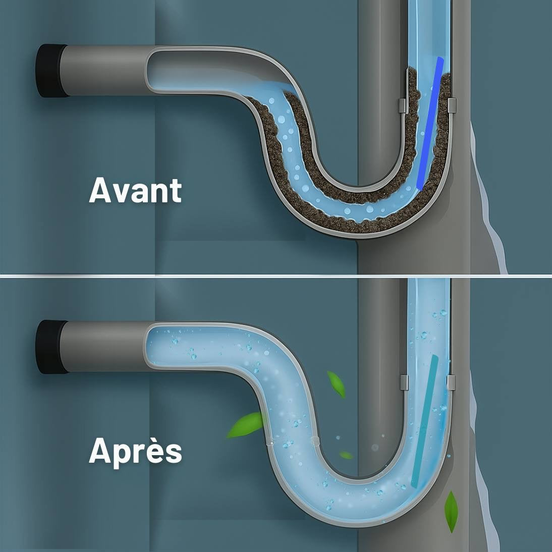 Baton de vidange