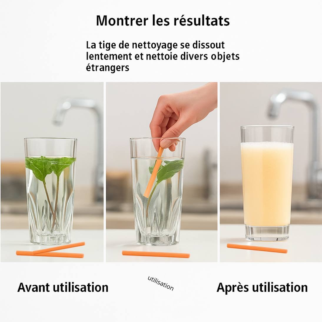Baton de vidange