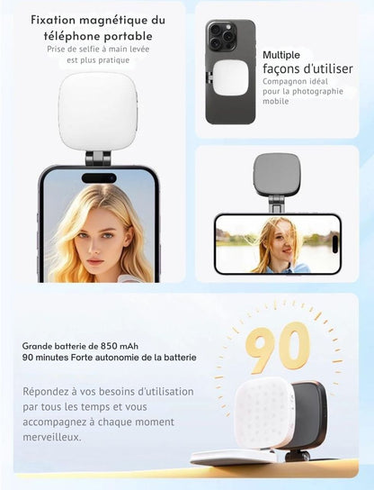 Ring Light Magnetic de Poche