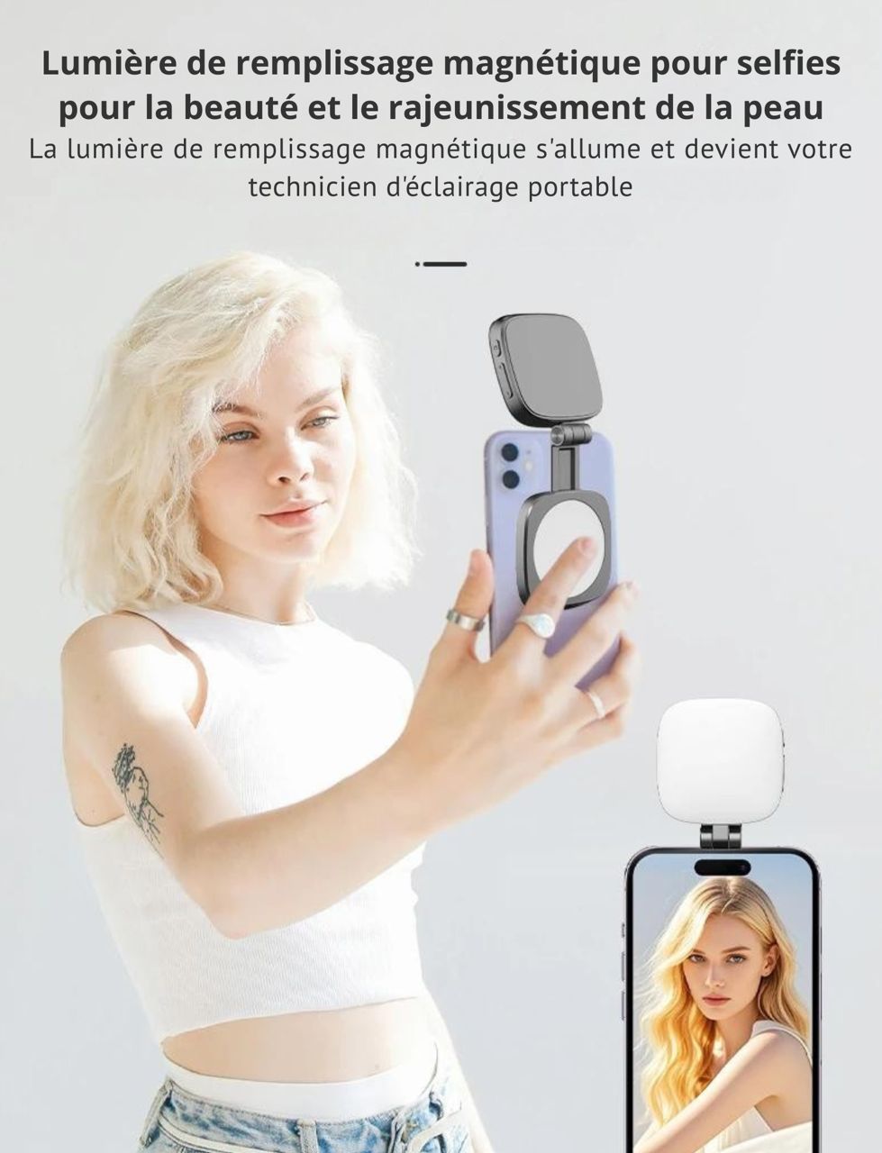 Ring Light Magnetic de Poche